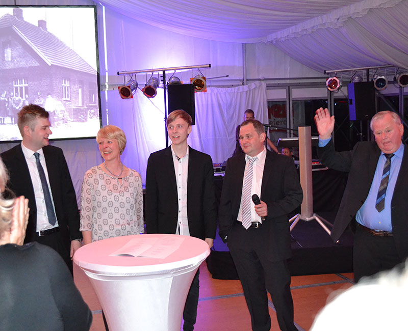 2014 - Familie Eckhoff bei der Feier zum 80-jährigen Firmenjubiläum